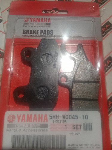 Repuesto Original Yamaha 1 Par Pastillas Freno Ybr 125 1