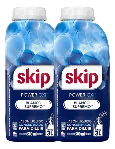 Skip Para Diluir Power Oxi 500ml Pack X2 0