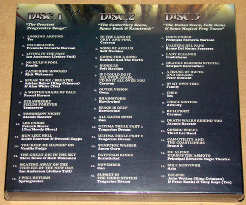 Can Yes Pfm + Oa Progressive Rock Trilogy Box 3 Cds Kktus 1