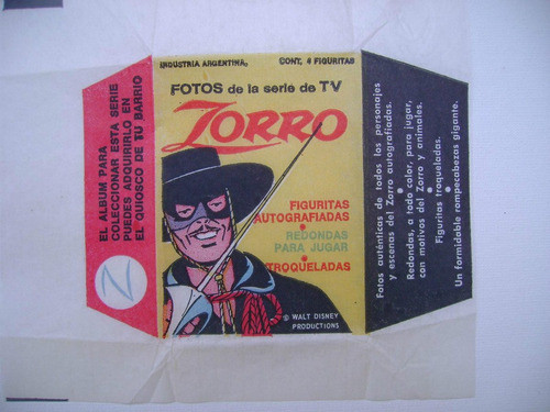 Lote De 20 Sobres Vacios Del Zorro 0