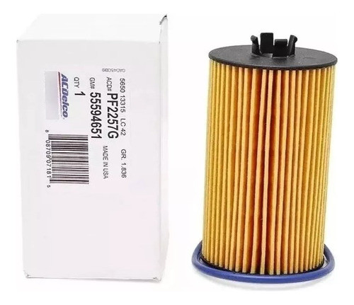 Filtro De Aceite + Aceite Hellix 5w 40 Cruze Sonic 1