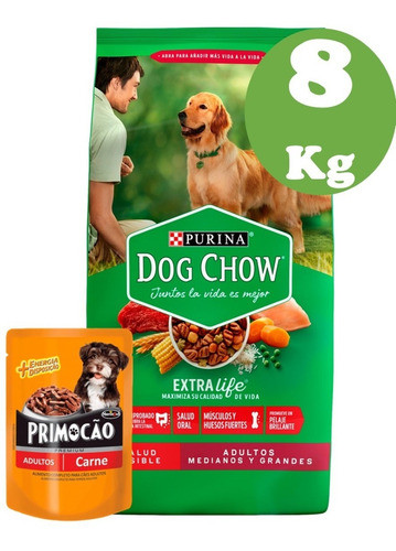 Dog Chow Adulto 8 Kg + Obsequio 0