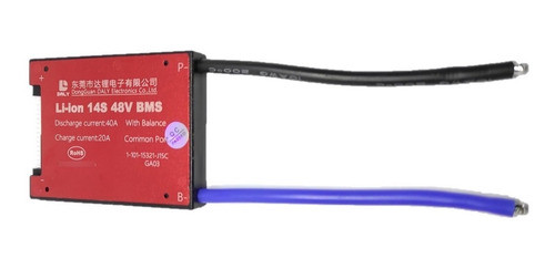 Placa Bms 14s Proteccion 18650 48v 40a 0