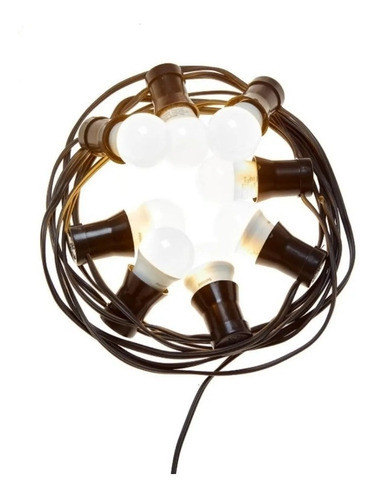 Guirnalda De Luces Led 20 Metros Opal Retro Vintage Kermesse 1