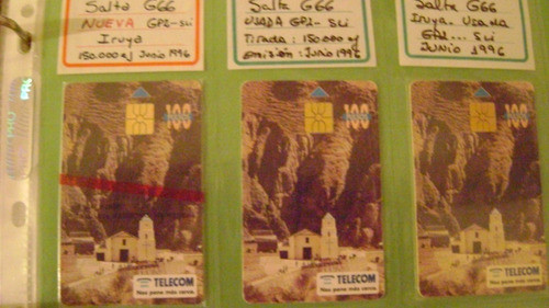 Tarjeta Telefonica Coleccion Telecom Provincias Salta Usada2 0