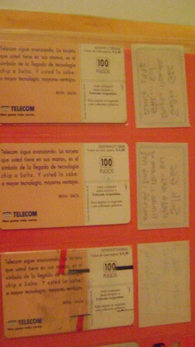 Tarjeta Telefonica Coleccion Telecom Provincias Salta Usada2 1