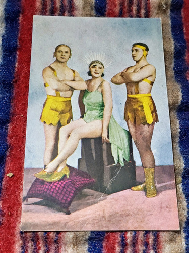 Única Tarjeta Postal A Color Circo Águila 1933 0