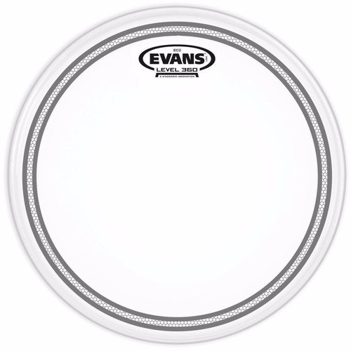 Parche Evans Ec2 Frosted 10 Para Tom De Bateria Arenado 0