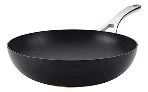 Anolon Nouvelle Cobre Anodizado Duro Antiadherente Wok/sarté 0