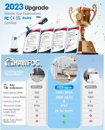 Limpiador Cepillo Eléctrico Con 8 Cepillos Distintos. 1