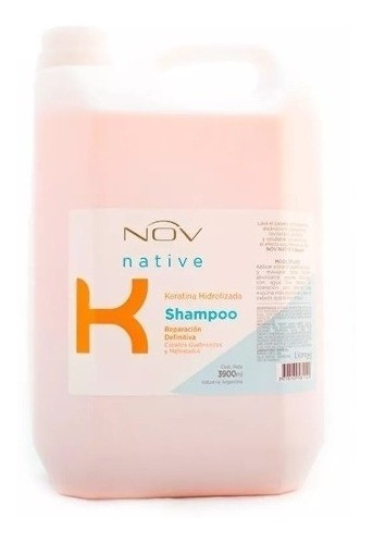 Shampoo Capilar Cabello Keratina Nov 4lts Profesional 1