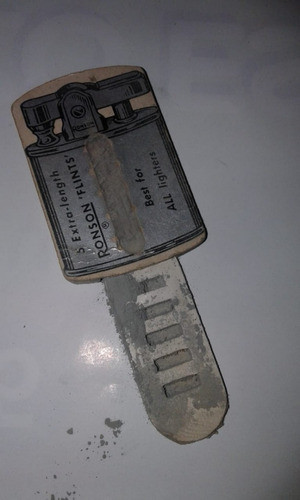 Ronson Flints Five Flinter Encendedor Antiguo Estuche Cajita 0