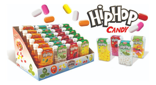 Pastillas Frutales Hiphop Golosinas, Piñatas, Sorpresitas 1