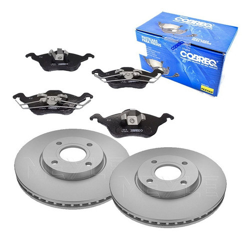 Kit Pastillas + Discos Focus I 1.6 Rocam 2010 2011 2012 Del 0