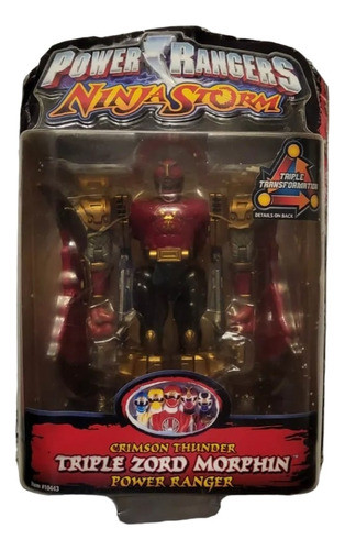 Power Ranger Crimson Thunder Triple Zord Morphin Bandai 2003 0
