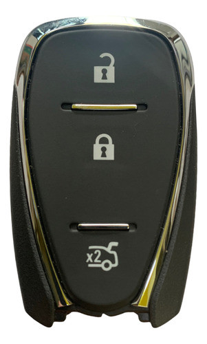 Carcasa Completa + Llave Hu100 3 Bot L/baul Presencia Keyfad 0