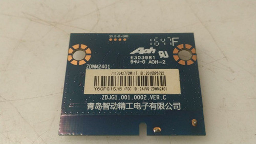 Módulo Wifi Philco Pld3226hix Zdwm2401 Zdjg1.001.0002.ver.c 1
