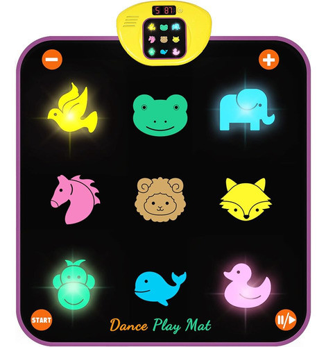 Alfombra De Baile Para Niños, Juguetes Para Niñas De 3 A 8 A 0