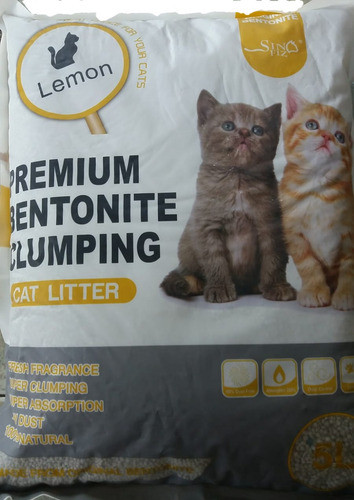 Piedritas Sanitarias Cat Litter De Limón 5 Lts +envio Gratis 1
