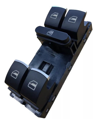 Tecla Cuadruple Alzacristal Vw Passat Cromada Original 0