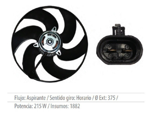 Electroventilador R19 C/a / Express / Clio / Kangoo / Megane 1