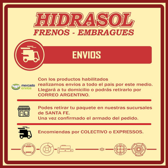 Jgo Cinta Freno Delantero Ford 600 900 Dodge 400 - 1ra 7.9mm 1