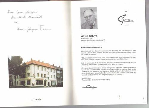 Bochumer Schachverein 02, Schach Inn Bochum 100 Jahre 2002 0