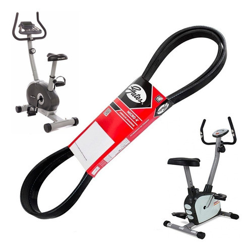 Correa Para Bicicleta Spinning Y Fijas J350 (885mm) 6 Guias 1