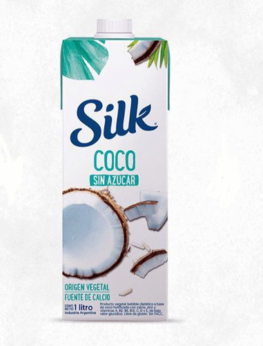 Bebida De Coco Original Sin Azúcar Silk 1 Litro 0