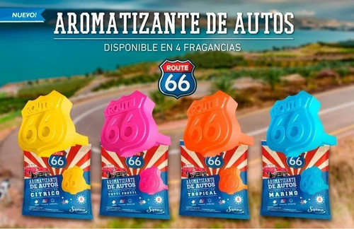 Aromatizador Saphirus Para Auto Route66 1