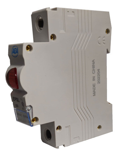 Indicador Luminoso Ojo De Buey Para Riel Din Rojo 220v 1
