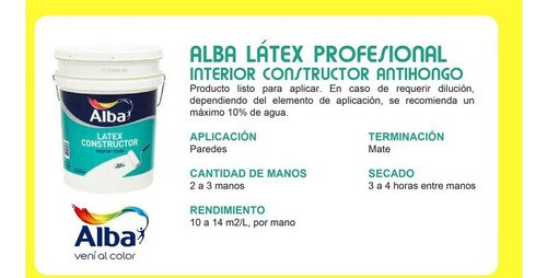 Alba Profesional Interior Constructor  X 4lts Pintumm 1