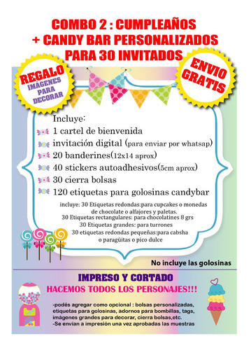 Agnes Mi Villano Favorito Kit Cumpleaños Y Candy Bar 1