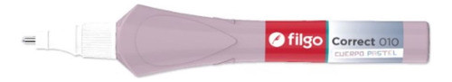 12 Lapiz Corrector Filgo 7 Ml Punta Metalica Cuerpo Pastel 1