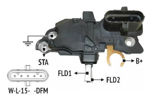 Regulador De Voltaje Alternador T.bosch Rnb 144122 0