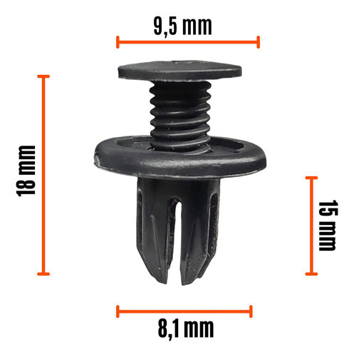 Clip Grampa Traba Guardaplast Paragolpe Kia Carnival X10 C 1