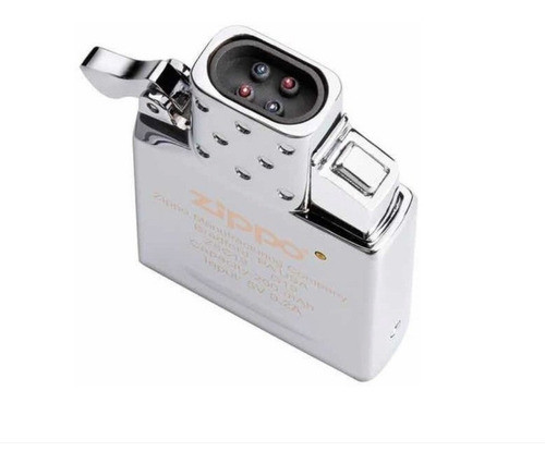 Zippo Eléctrico + Encendedor Zippo Plateado Con Grabado 1