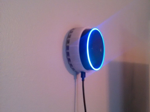 Soporte De Pared Para Amazon Echo Impreso 3d 0