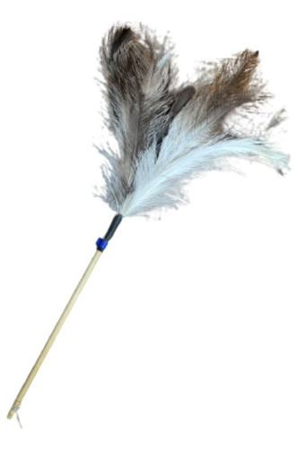 Plumero Grande Natural Plumas Ñandu. Pack X 12 Unidades 1