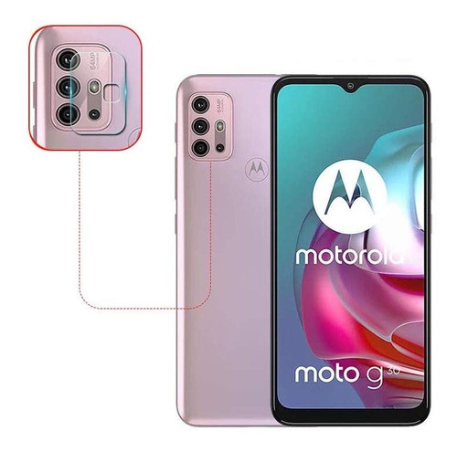 Vidrio Templado Para Cámara Compatible Con Motorola G30 1