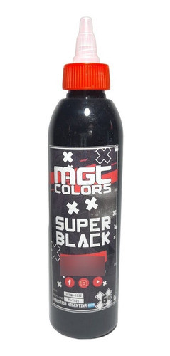 Pigmento Super Black 4 Oz Mgc Tinta Tatuajes Tattoo Tatuar 0