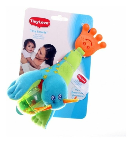 Tiny Love Baby Seal Sonajero Foca (3m+) Con Mordillo Y Difer 0