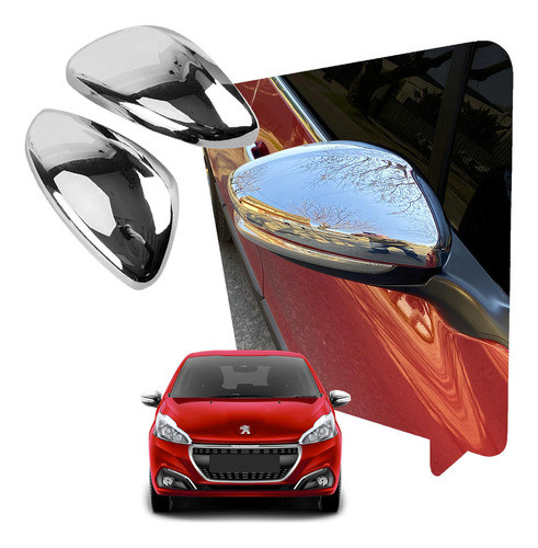 Peugeot 208 Cubre Espejos Cromados Inalterables Tuningchrome 0