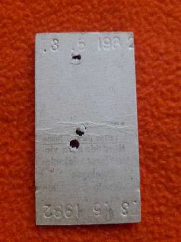 Boleto Ferrocarril Mitre Especial Rebaja 50 % De Tucumán 1