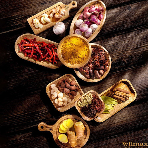 Fuente Ovalada Bambú 35.5x24.5cm 1