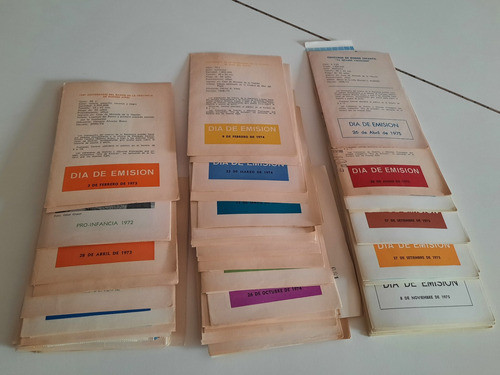 Volantes Primer Dia De Emision - Lote 45 Un - 1973 Al 1975 0