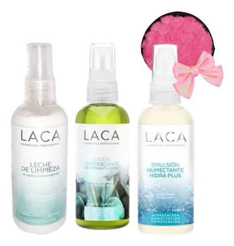Kit Facial Limpieza Tónico Hidratante Laboratorio Laca 0