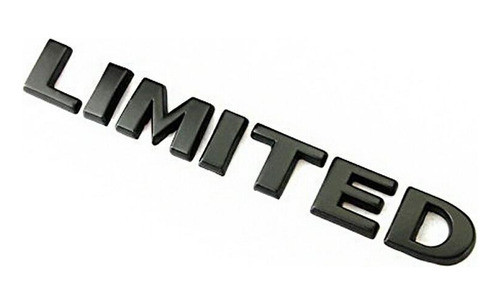 Insignia Emblema Universal Metal Limited Negro Jeep Toyota 0