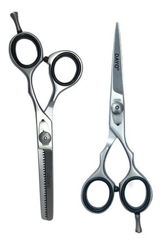 Tijera De Corte Filo Navaja + Pulir Profesional Dayo 5 1/2 0