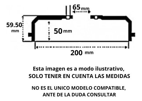 Kit (2) Campanas Freno Traseras Suran Fox Suran Cross 200mm 1
